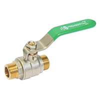 Vanne à sphère NF Double Mâle 1/2" Passage intégral Poignée plate