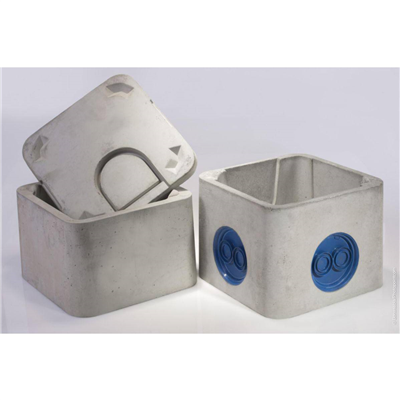 Dalle boite de branchement Voltéo intérieur 30X30, extérieur 35x35