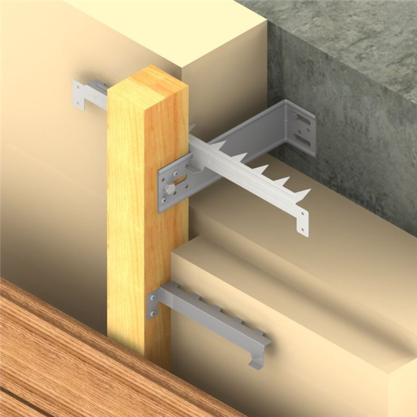 Griffe de maintien pour isolant thermique acier galvanisé 400x40 mm épaisseur 0.5 mm