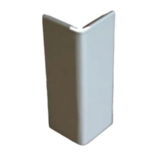 Angle sortant clipsable pour profilé de finition terrasse Jouplast - Haut. 70,00 mm - Gris aluminium