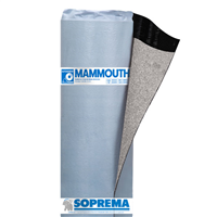 Membrane d'étanchéité auto-adhésive Mammouth SF pour toiture-terrasse - Système NoFlam - 1 M x 8 M
