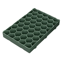 Dalle gazon carrossable avec système d'accroche Urbanit - 476 x 319 mm - ép. 57 mm