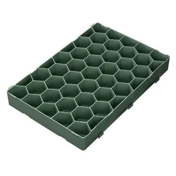 Dalle gazon carrossable avec système d'accroche Urbanit - 476 x 319 mm - ép. 57 mm
