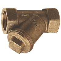 Filtre en Y en laiton Double Femelle 1" tamis en acier inox