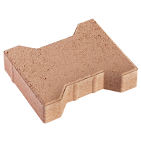 Pavé autobloquant non circulable - épaisseur 5 CM - Saumon