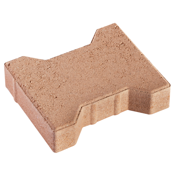 Pavé autobloquant non circulable - épaisseur 5 CM - Saumon