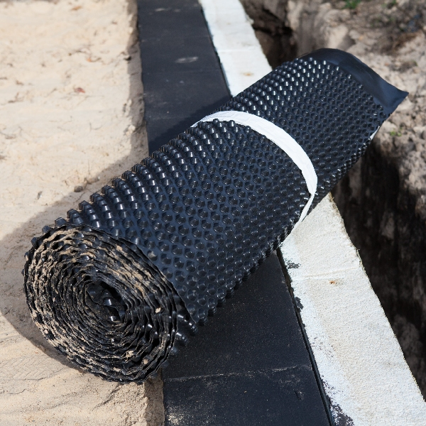 Membrane de protection pour murs enterrés en PEHD - 20 x 3,00 m - 400 g/m² - ép. 0,42 mm - Obra