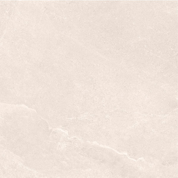 Carrelage sol intérieur effet pierre en grès cérame rectifié - Resha - 60 x 60 cm - ép. 9 mm - Snow