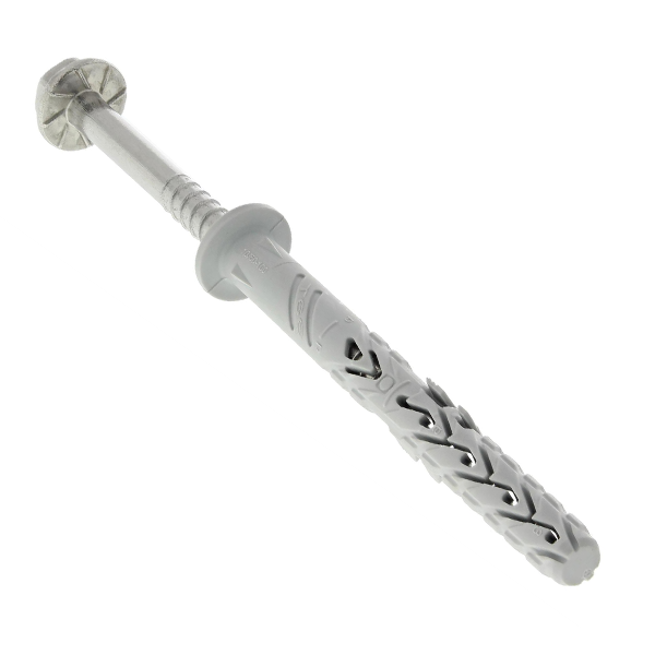 Cheville à frapper B-Long Xtrem Spit avec vis tête hexagonale zinguée - 10 x 160 mm - Boîte de 50