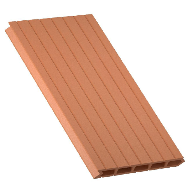 Brique de plafond en terre cuite Terreal Bardeau PLF11 - plafonnette mâle-femelle - 400 MM x 200 MM x 25 MM