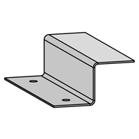 Support de faîtage pour toiture bac acier Clipeo Couverture Bacacier - Longueur 150,0 MM - Azuro