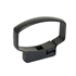 Collier ovoïde PVC pour tube de descente eau pluviale à clipser - 90 x 56 mm - Gris anthracite