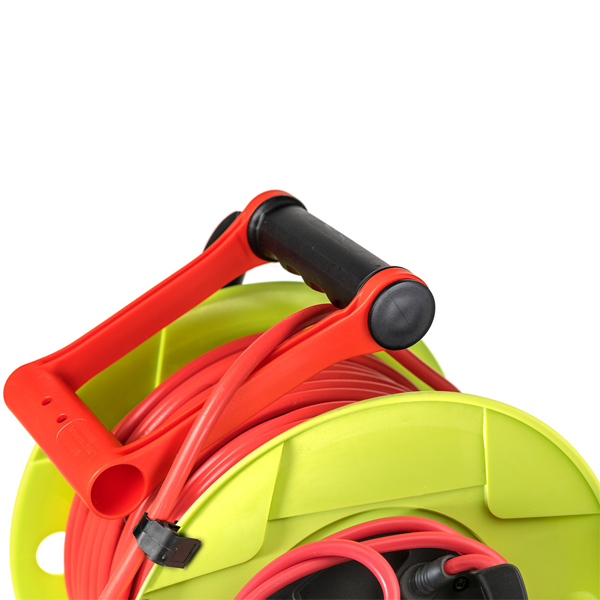 Enrouleur électrique Brennenstuhl Standard SM1 - câble rouge de 50,00 M H05VV-F 3G1,5 IP20