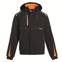 Veste respirante waterproof Morane noir et orange Taille 3XL North way