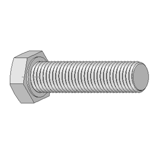 VIS TETE H E.F. 20X80 ZINGUE 8.8