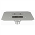 SIPHON 100X100 SORTIE VERT 40 MM PLATINE 1040D