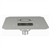 SIPHON 100X100 SORTIE VERT 40 MM PLATINE 1040D