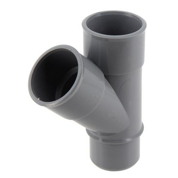 Culotte PVC à coller Mâle - Femelle 45° Diamètre 32 mm