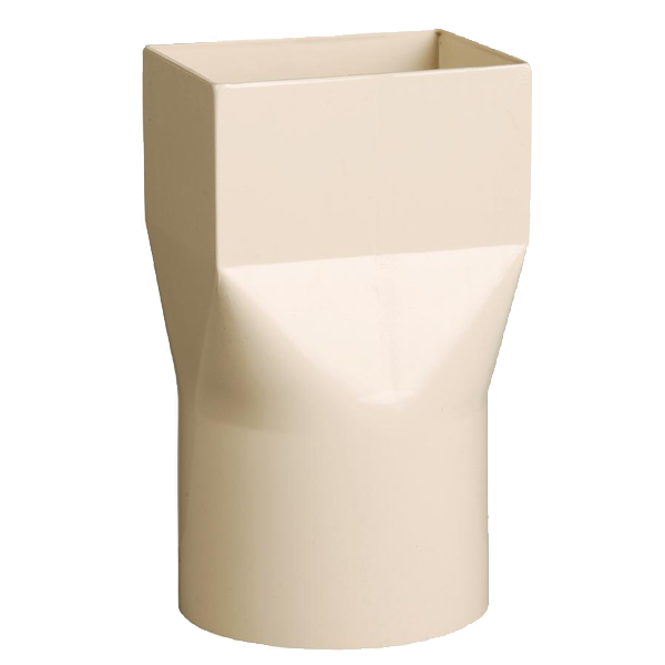 Manchette pour tube de descente de gouttière rectangulaire/cylindrique - diamètre 100 mm - sable