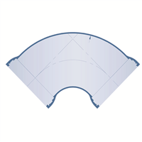 COUDE AUTO BL 2E DN 250 1/4