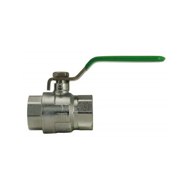 Vanne sphérique à poignée plate double femelle F 1/2" (15x21) - Noyon et Thiebault - Arrêt par 1/4 de tour