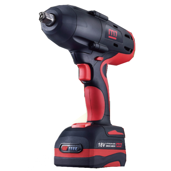 Clé à choc 1/2" sans fil Mighty Seven avec 2 batteries et un chargeur ventilé 20V 5.0 Ah 1220 Nm