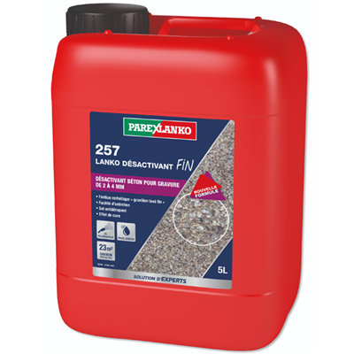 Désactivant de surface pour béton - Lanko Désactivant Fin 257 - Bidon de 5 litres