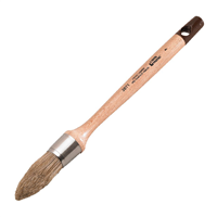 Pinceau brosse à rechampir pour traitement du bois - L'Outil Parfait - Taille 2 - Sortie 55 mm