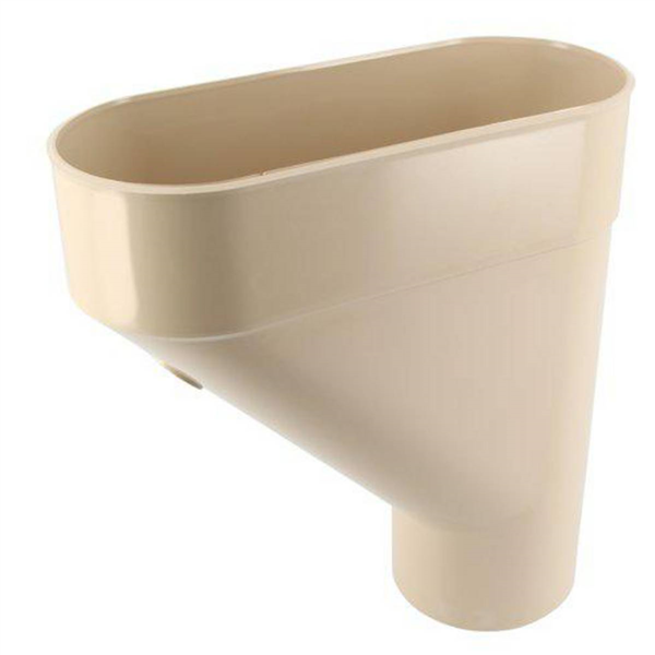 Jambonneau Nicoll JAM80S pour tube de descente de gouttière cylindrique de 80 mm - Techtan - sable