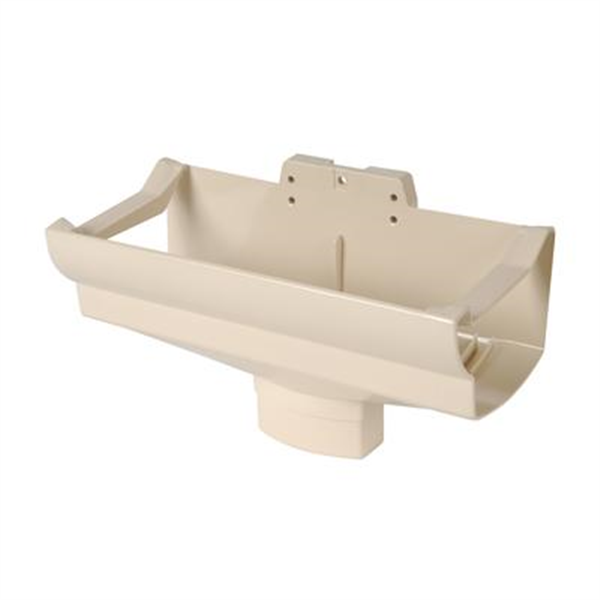 Naissance centrale à dilatation Nicoll NAD289S pour gouttière LG28 - Techtan - tube ovoïde 90 x 56 mm - sable