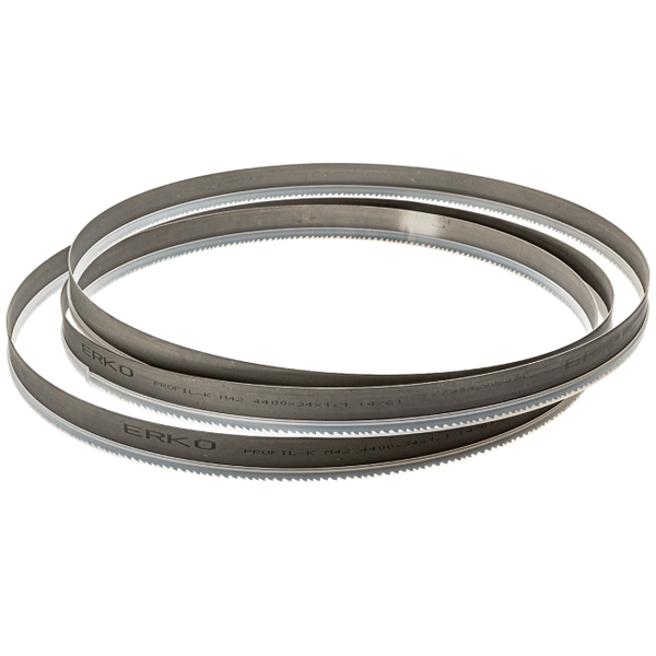 Lame de scie à ruban bimétal Erko STD-K multi-usages courants 2950x27x0,9mm 5/8 TPI