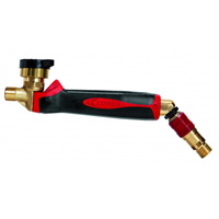 Manche pour chalumeau avec robinet coup de pouce Express 603CR  - Raccord tournant coudé - Filetage M18x1 mâle