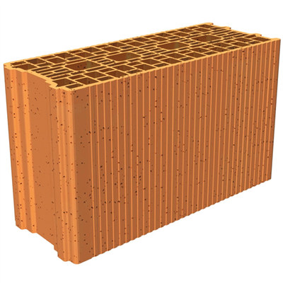 Brique  Porotherm Homebric pour maison individuelle - RC 80 - R = 1,30 m².K/W - 500,0 MM x 200 MM x 299,0 MM