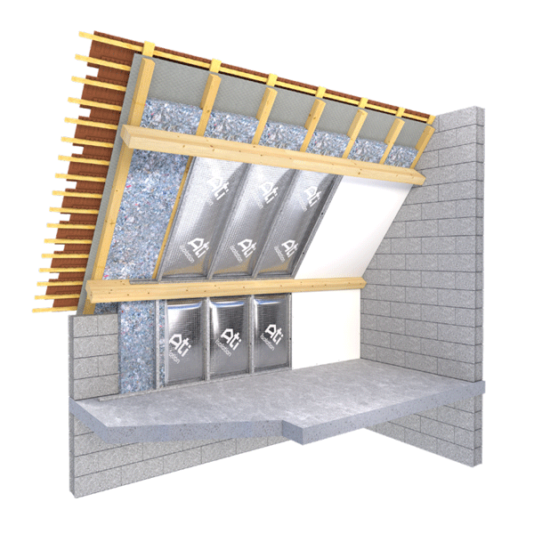 Isolant mince pare vapeur certifié CSTB pour isolation thermique par l'intérieur - NEMESIS ITI 110 - 4,60 m².K/W - 1,40 m x 6 ml