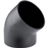 Coude Geberit PE: 45°, d=125mm