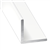 Cornière égale - Aluminium laqué blanc - 15 x 15 mm - épaisseur 1.5 mm - longueur 1 m