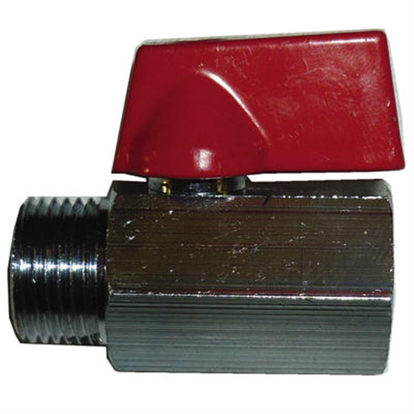 Robinet mini en acier M/F 3/8"