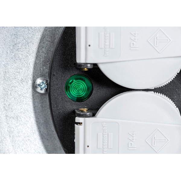 Enrouleur électrique Brennenstuhl Silver-10 - câble de 10,0 M H07RN-F 3G1,5 avec 4 prises IP44