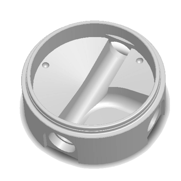 Fond regard EU PRO Ø1000 - Double entrée (T droit) pour 200 PVC/200 FTE - NF