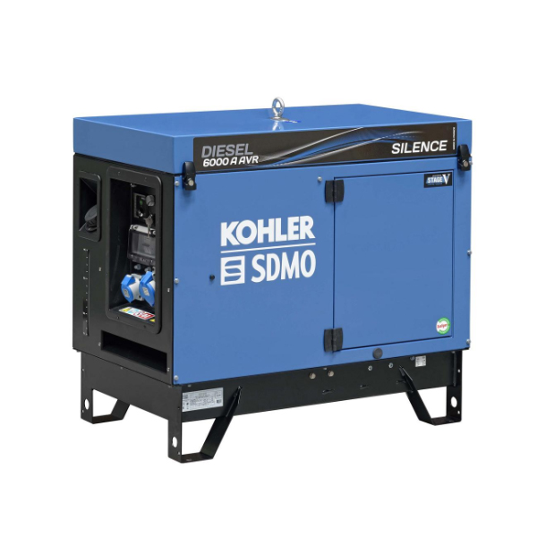 Groupe électrogène SDMO monophasé 4.9 kW Diesel 6000 A Silence AVR
