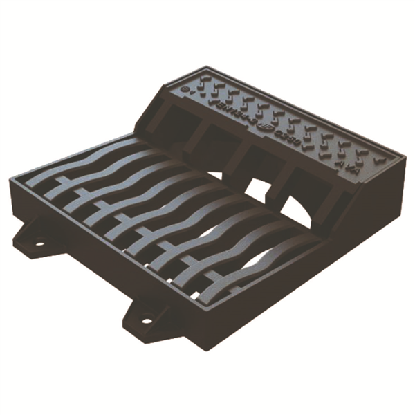 GRILLE AVALOIR MONOBLOC 607x500 PROFIL T REDUCTION d400