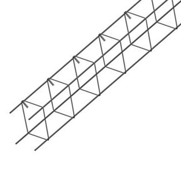 Armature de linteau section 8 x 12 cm - 4 filants diam. 7 et 10 MM - Maille 12,5 CM