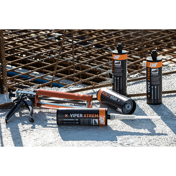 Résine de scellement chimique SPIT VIPER XTREM - cartouche de 280 ml + 2 buses