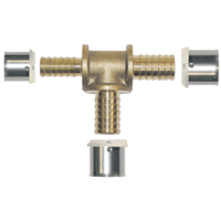 Té réduit à sertir - PER Ø16-Ø16-Ø12