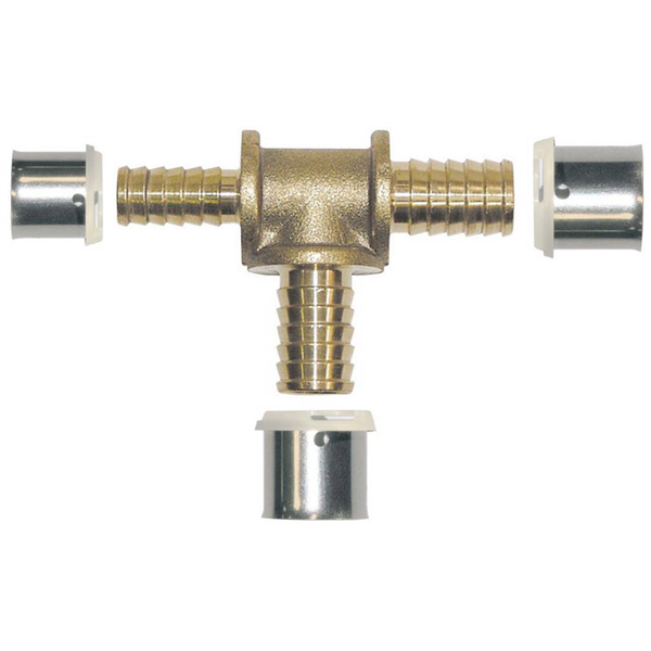 Té réduit à sertir - PER Ø16-Ø16-Ø12