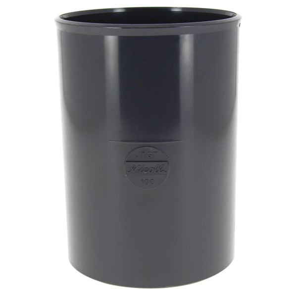 Manchon double femelle/femelle pour tube de descente cylindrique Ø 100 - Anthracite