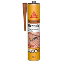 Mastic souple fixation tuiles - Sikaflex 155 Fixotuile Purform - Terre cuite - Cartouche de 300