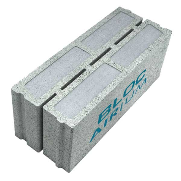 Bloc Airium R1 - résistance B50 - 500 x 200 x 200 mm - R = 1,10 m².K/W