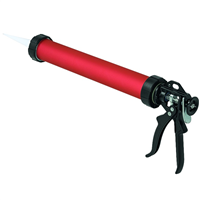 Pistolet pro alu tubulaire Taliaplast pour poche et cartouche de mastic, silicone ou colle de 650 mL max