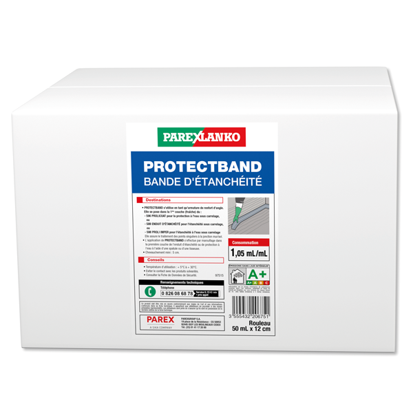 Bande d'étanchéité sous carrelage - Protectband Parexlanko - 0,12 M x 50 M